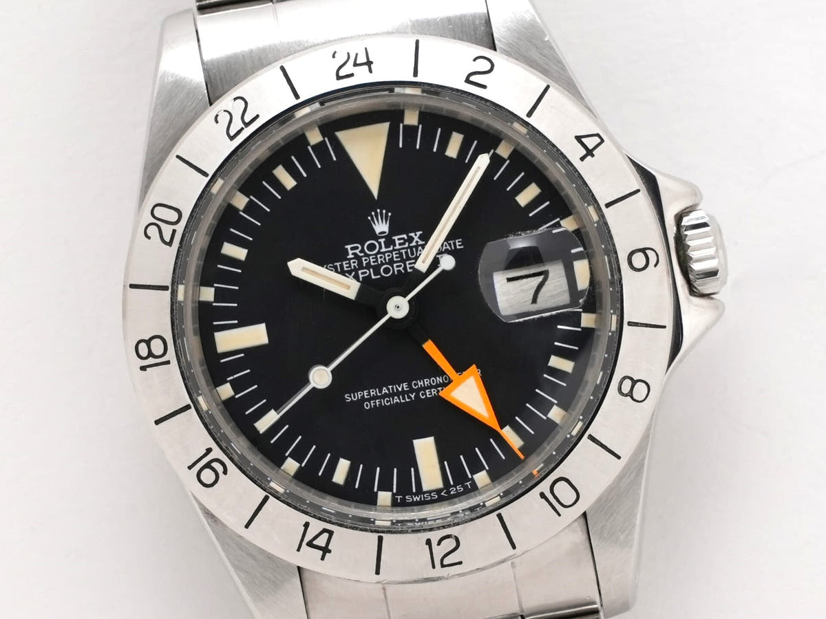 ロレックス エクスプローラーII Ref.1655 ブラック文字盤 中古 wehirt9n