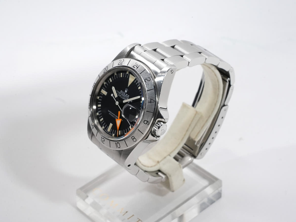 ロレックス エクスプローラーII Ref.1655 ブラック文字盤 中古 wehirt9n
