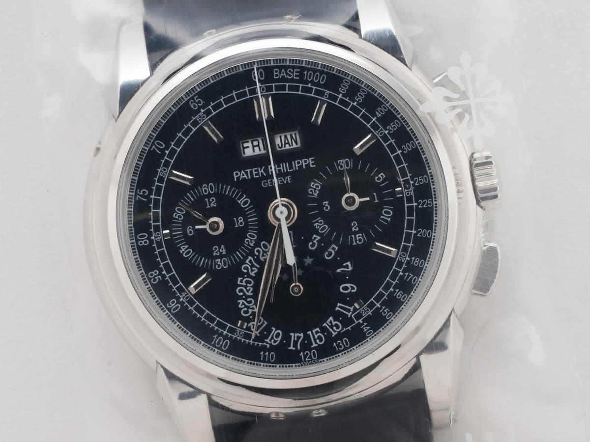 パテックフィリップ パーペチュアルカレンダー クロノグラフ Ref.5970P-001 ブラック文字盤 デッドストック cjyxbc6w