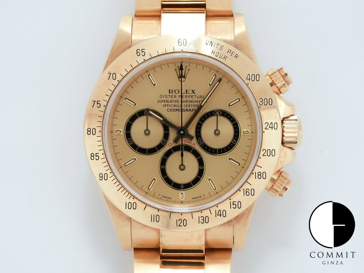 Rolex Daytona El Primero Ref. 16528 Yellow Gold Champagne Dial