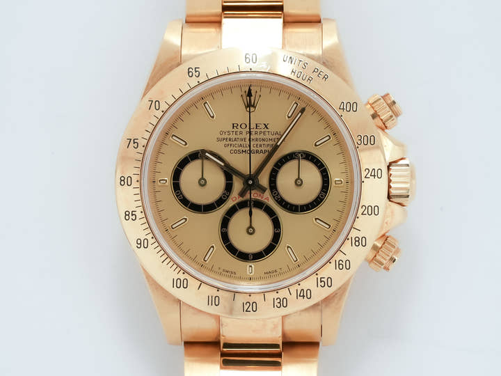 Rolex Daytona El Primero Ref. 16528 Yellow Gold Champagne Dial