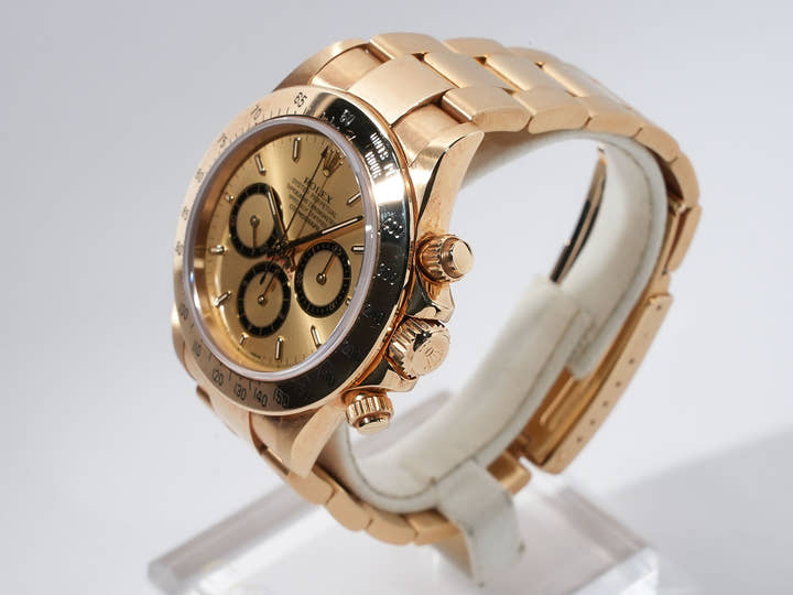Rolex Daytona El Primero Ref. 16528 Yellow Gold Champagne Dial