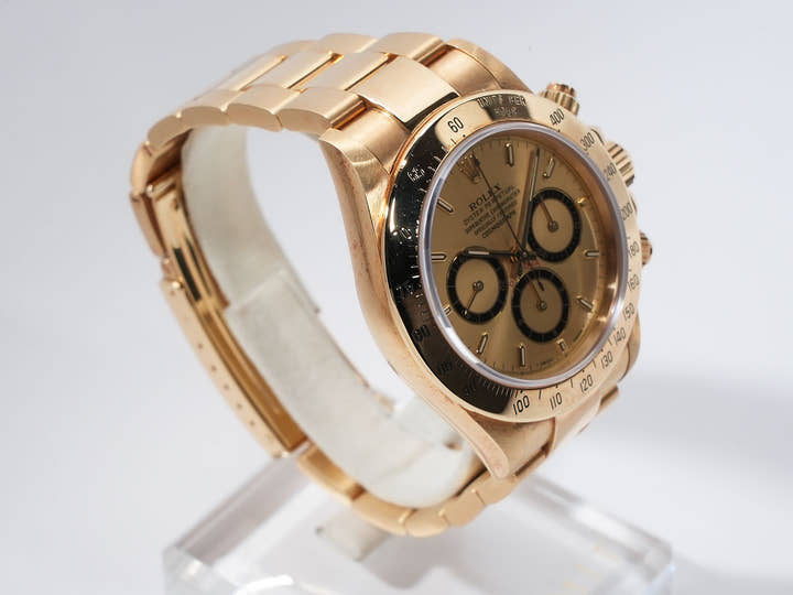 Rolex Daytona El Primero Ref. 16528 Yellow Gold Champagne Dial