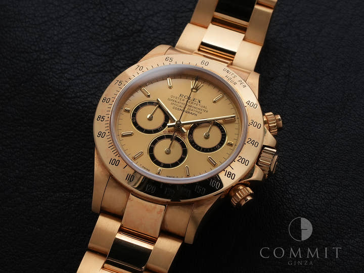 Rolex Daytona El Primero Ref. 16528 Yellow Gold Champagne Dial