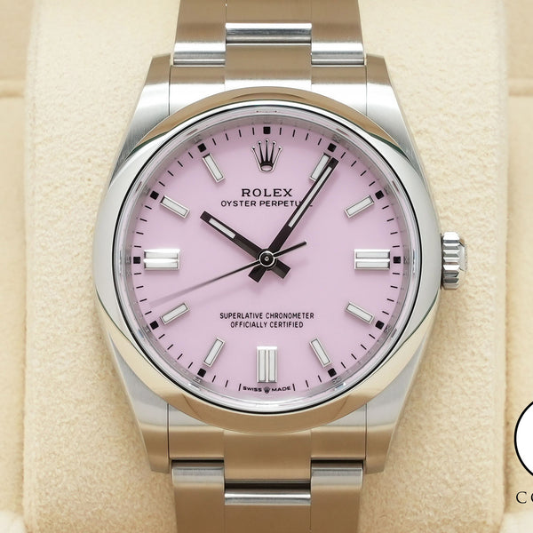 ROLEX ロレックス オイスターパーペチュアル自動巻き時計 ピンク ロレックス オイスター パーペチュアル 36 ウォッチ：オイスター