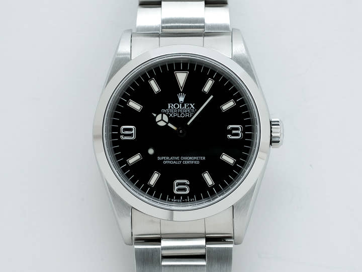 Rolex Explorer I Ref. 14270 Stainless Steel Black Dial
