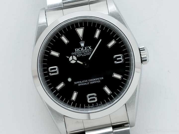 Rolex Explorer I Ref. 14270 Stainless Steel Black Dial