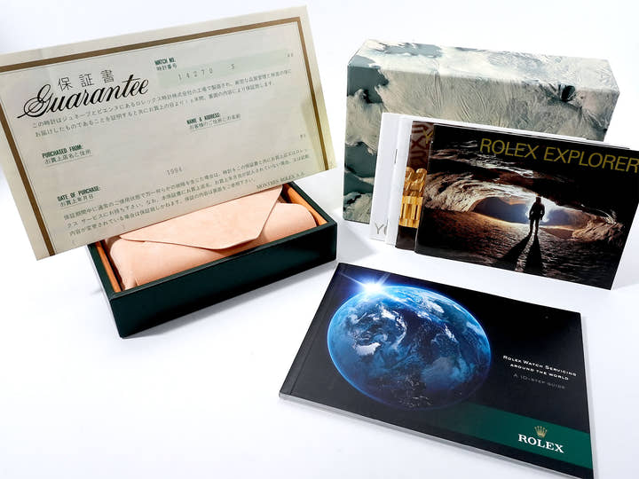 Rolex Explorer I Ref. 14270 Stainless Steel Black Dial