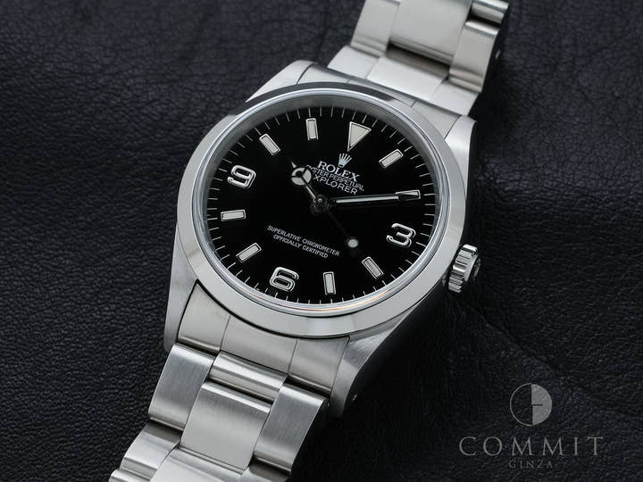 Rolex Explorer I Ref. 14270 Stainless Steel Black Dial