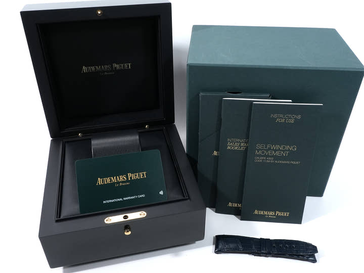 Audemars Piguet CODE 11.59 by Audemars Piguet Ref. 15210OR.OO.A028CR.01 Pink Gold Smoked Blue Lacquer Dial