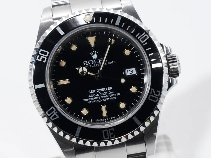 ロレックス シードゥエラー Ref.16600 ステンレススチール ブラック文字盤