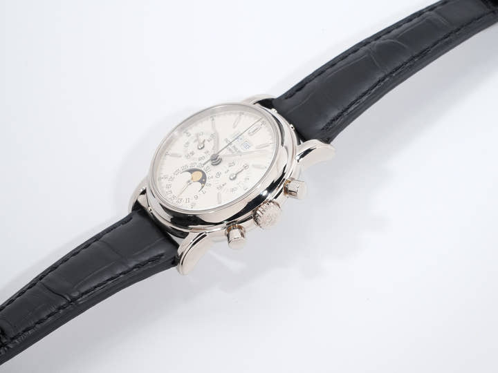パテックフィリップ パーペチュアルカレンダー クロノグラフ Ref.3970EG-001 ホワイトゴールド シルバー文字盤