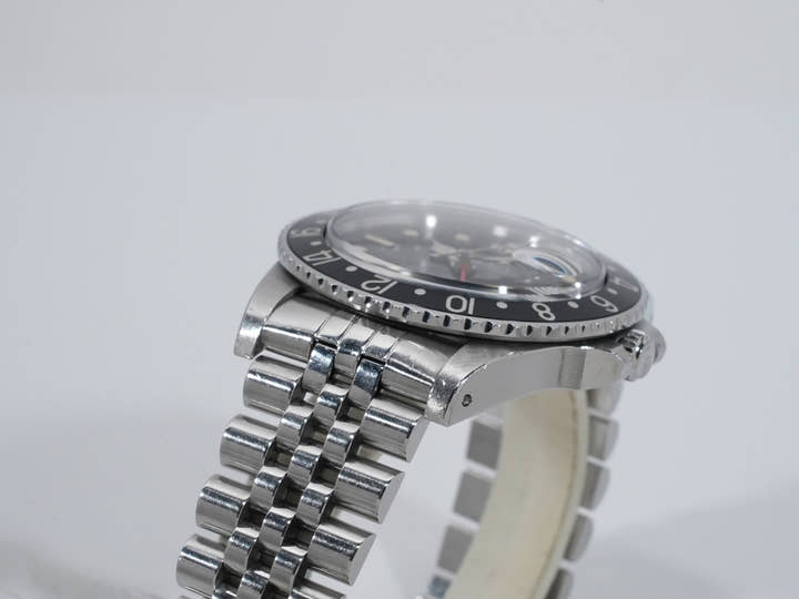 ロレックス GMTマスター Ref.16750 ステンレススチール ブラック文字盤 ジュビリーブレスレット 中古 3o2b43b3
