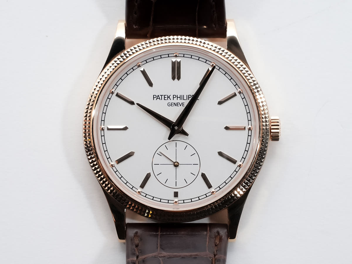 パテックフィリップ カラトラバ Ref.6119R-001 シルバー文字盤 中古 j5awgdoj