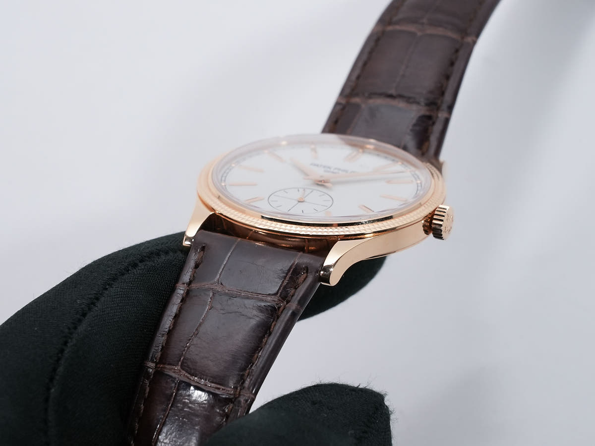パテックフィリップ カラトラバ Ref.6119R-001 シルバー文字盤 中古 j5awgdoj
