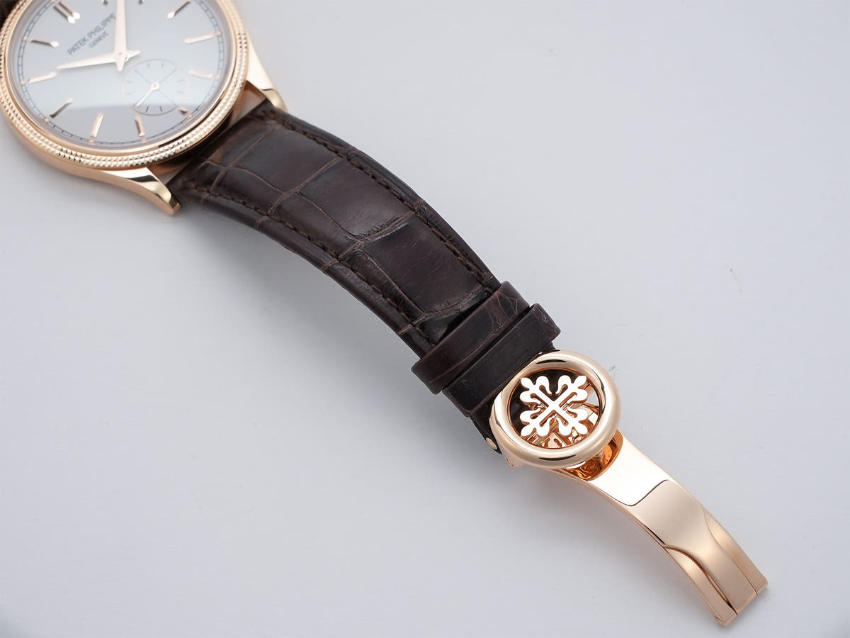 パテックフィリップ カラトラバ Ref.6119R-001 シルバー文字盤 中古 j5awgdoj