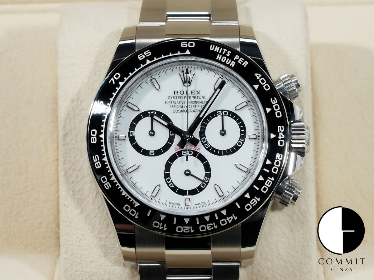 ロレックス デイトナ Ref.126500LN ホワイト文字盤 未使用 k45w9dph