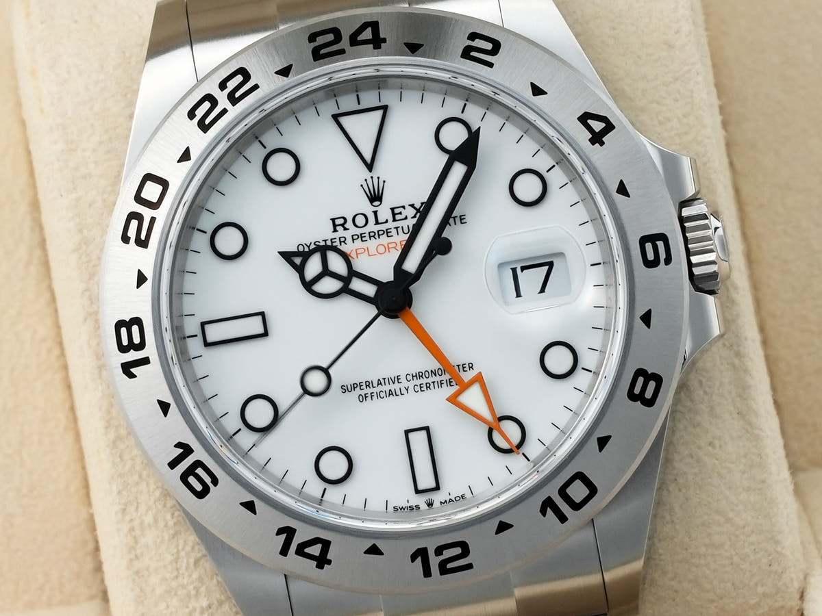 ロレックス エクスプローラーII Ref.226570 ホワイト文字盤 未使用 kxzy34gh