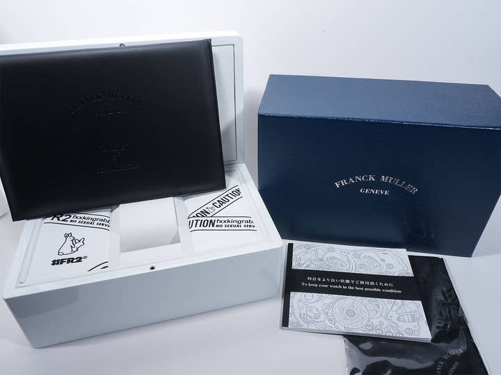 フランクミュラー ヴァンガード Ref.V41SCDT FR2 GFGRNR NR ホワイト文字盤 未使用 yt45djrt