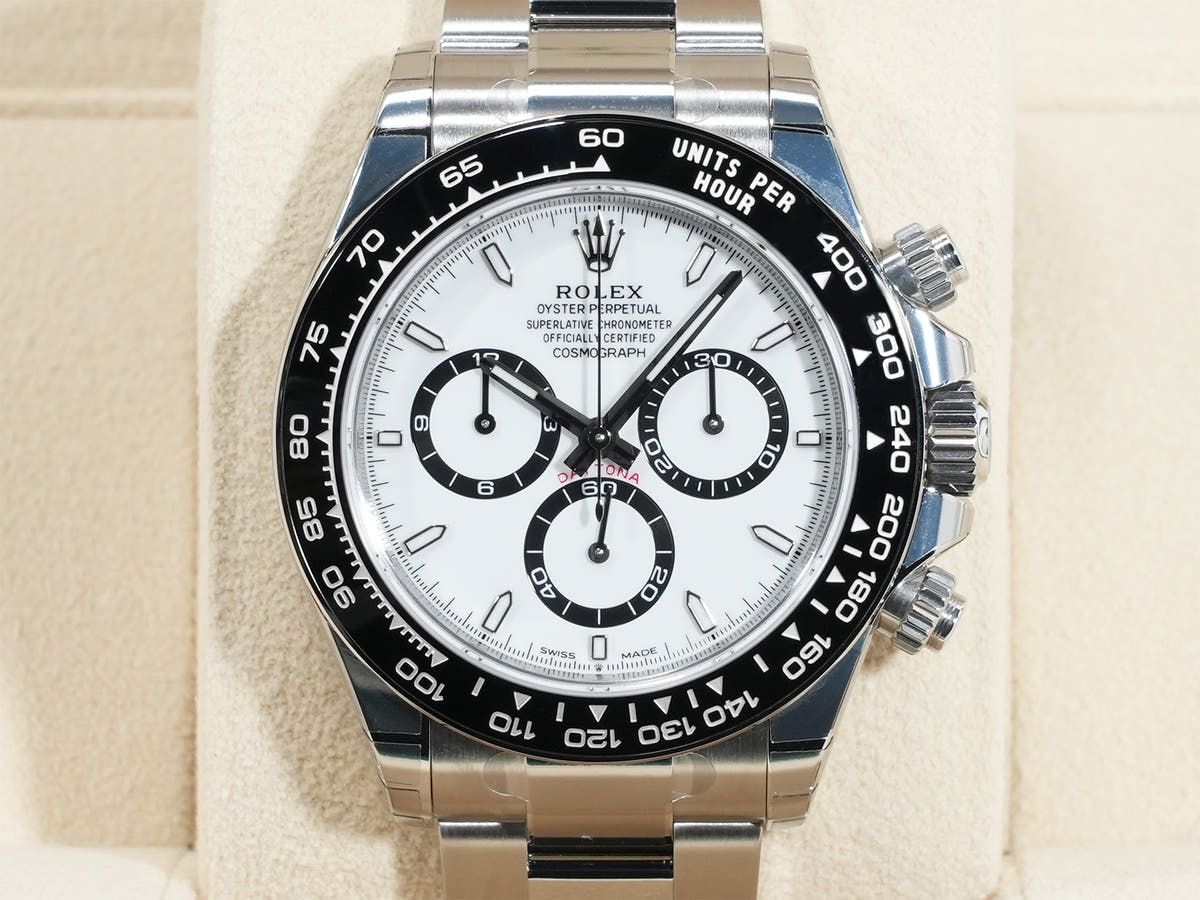 ロレックス デイトナ Ref.126500LN ホワイト文字盤 未使用 v867vjxr
