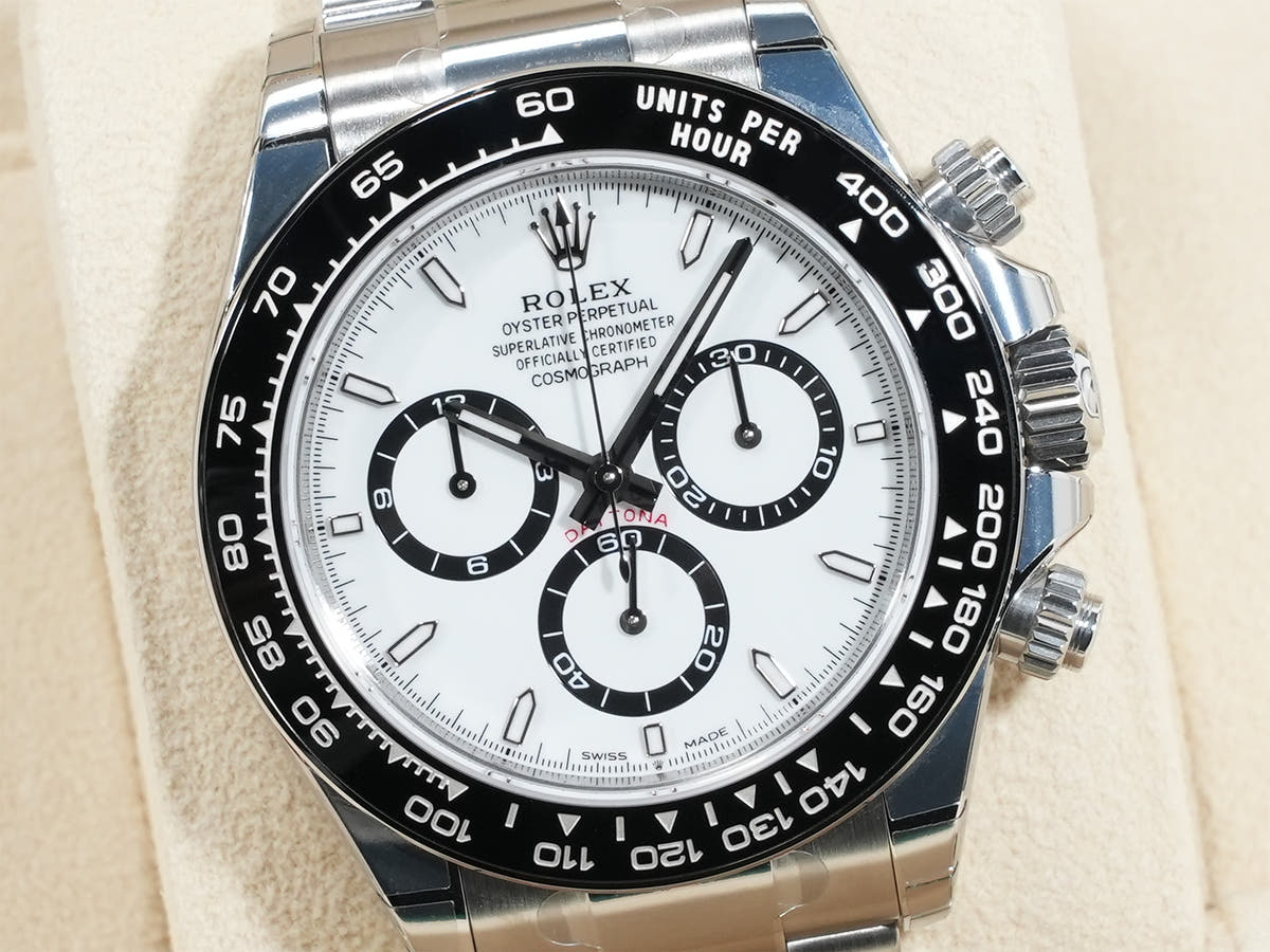 ロレックス デイトナ Ref.126500LN ホワイト文字盤 未使用 v867vjxr