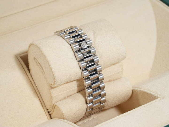 Rolex Datejust Ref. 179136 Platinum Sodalite Dial with 10 Diamond Markers and President Bracelet