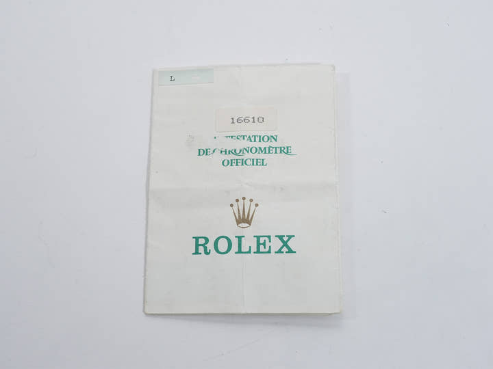 ロレックス サブマリーナー デイト Ref.16610 ステンレススチール ブラック文字盤