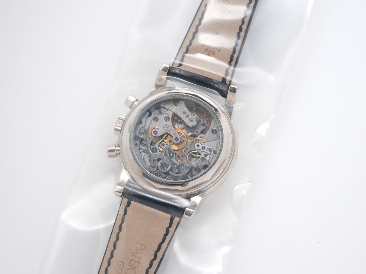 パテックフィリップ パーペチュアルカレンダー クロノグラフ Ref.3970EG-018 ブラック文字盤 デッドストック wiavttfb