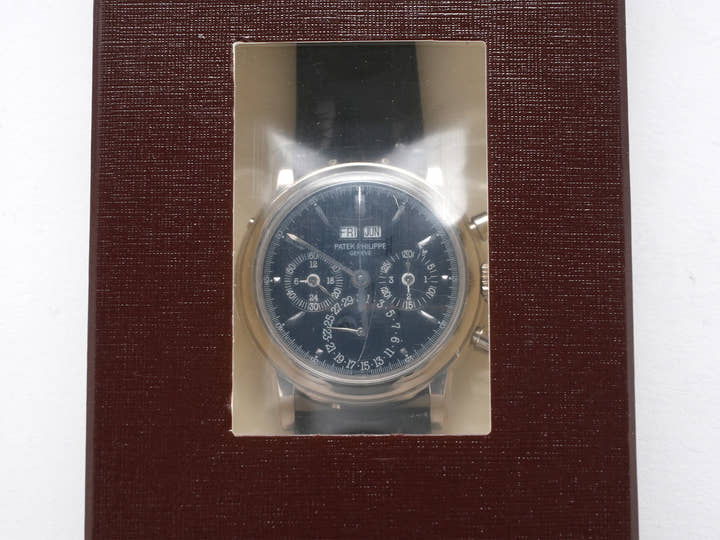 パテックフィリップ パーペチュアルカレンダー クロノグラフ Ref.3970EG-018 ホワイトゴールド ブラック文字盤