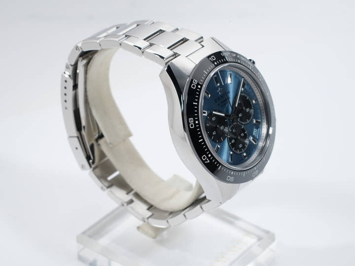 ゼニス クロノマスター スポーツ ヨシダ スペシャル エディション Ref.03.3104.3600/54.M3100 アクアブルー文字盤 極美品 73s3nk8a