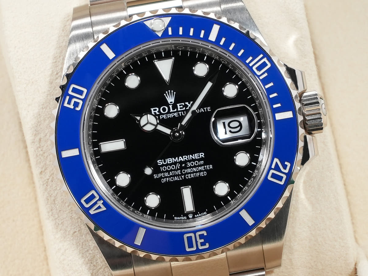 ロレックス サブマリーナー デイト Ref.126619LB ブラック文字盤 美中古 zcgm3m78