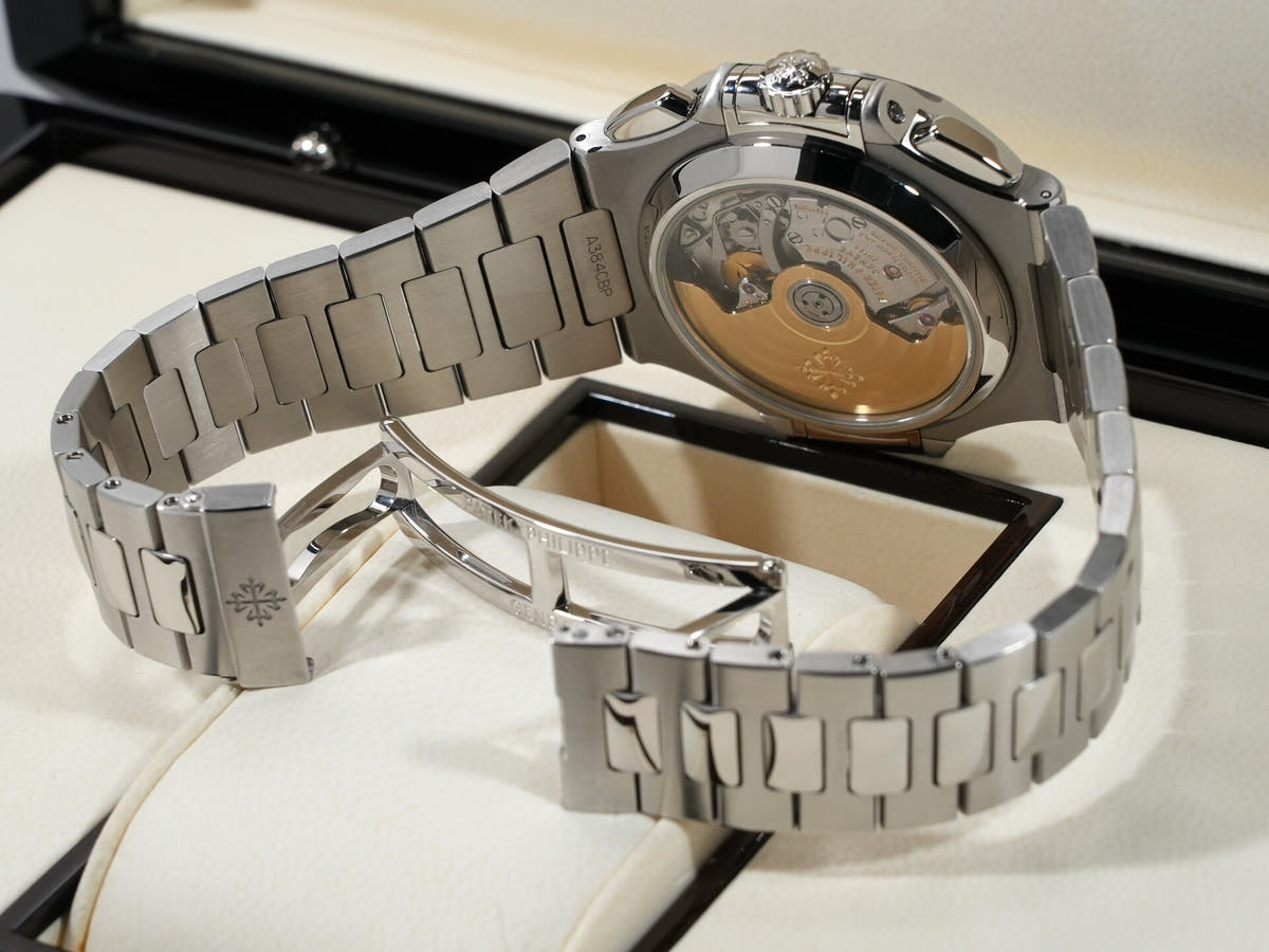 パテックフィリップ ノーチラス クロノグラフ Ref.5980/1A-014 ブラック文字盤 美中古 q4wu2vk6