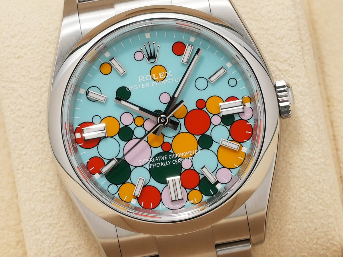 ロレックス オイスターパーペチュアル36 Ref.126000 セレブレーションモチーフ文字盤 未使用 v284mixi