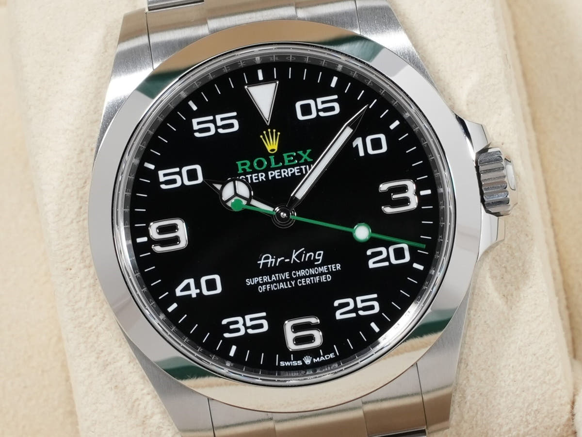 ロレックス エアキング Ref.126900 ブラック文字盤 美中古 rh97ax9j