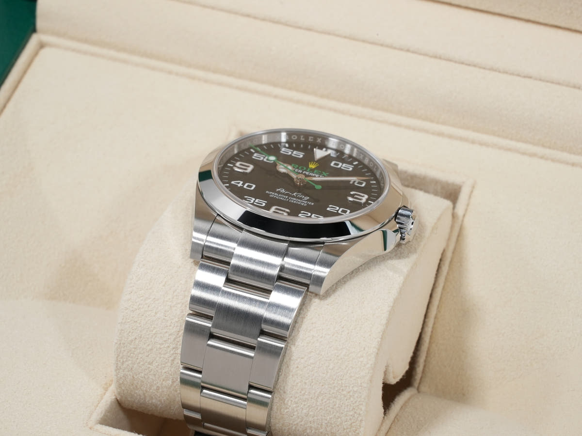 ロレックス エアキング Ref.126900 ブラック文字盤 美中古 rh97ax9j