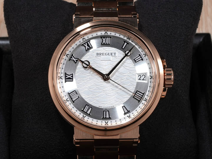 ブレゲ マリーン 5517 Ref.5517BR/12/RZ0 シルバー文字盤 美品 shyg8fxk