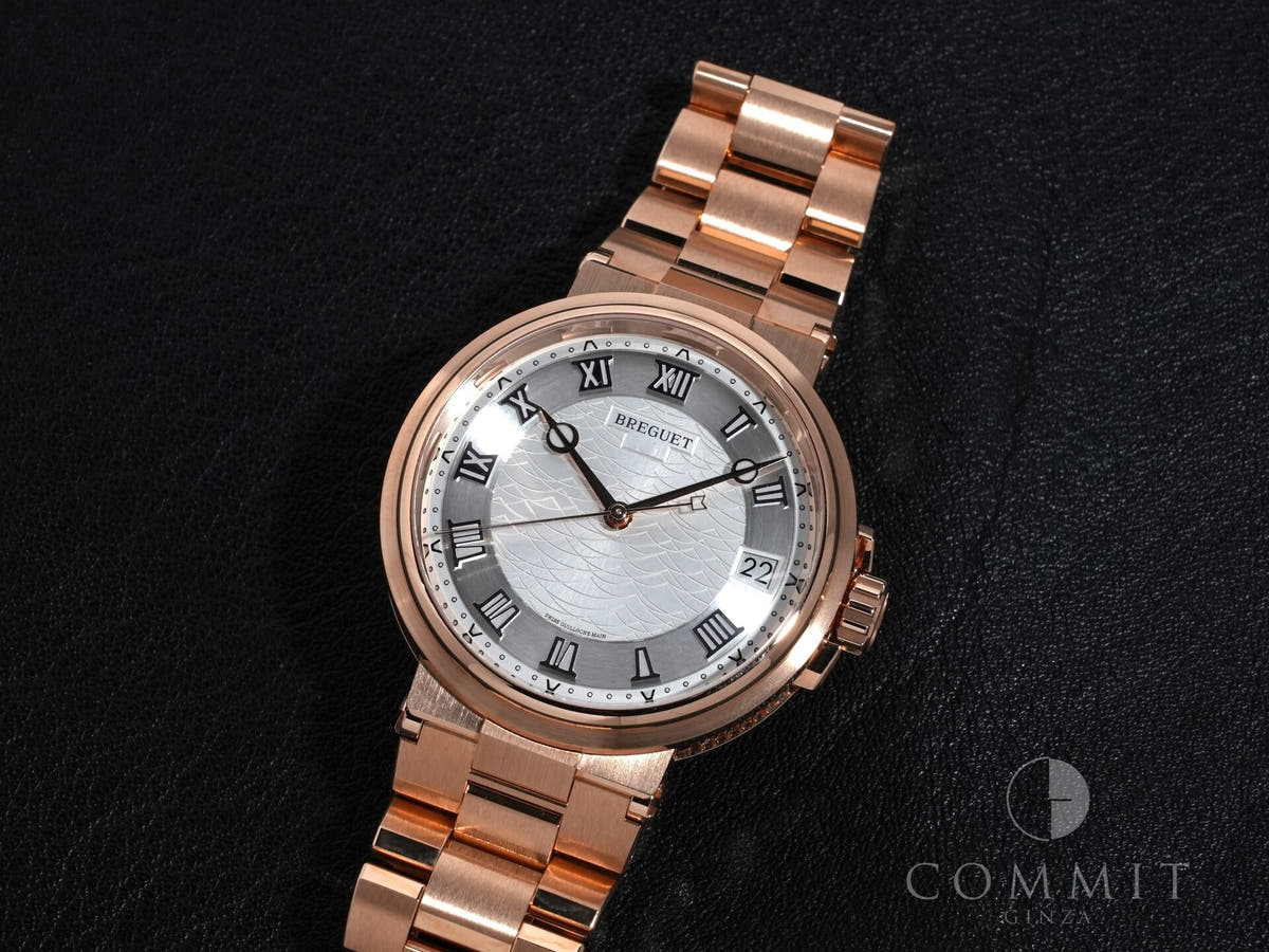 ブレゲ マリーン 5517 Ref.5517BR/12/RZ0 シルバー文字盤 美品 shyg8fxk