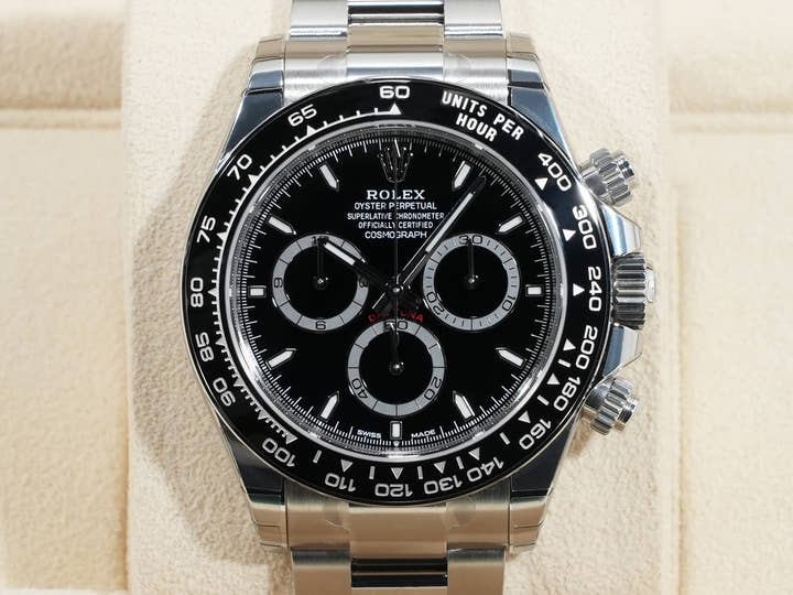 ロレックス デイトナ Ref.126500LN ステンレススチール ブラック文字盤