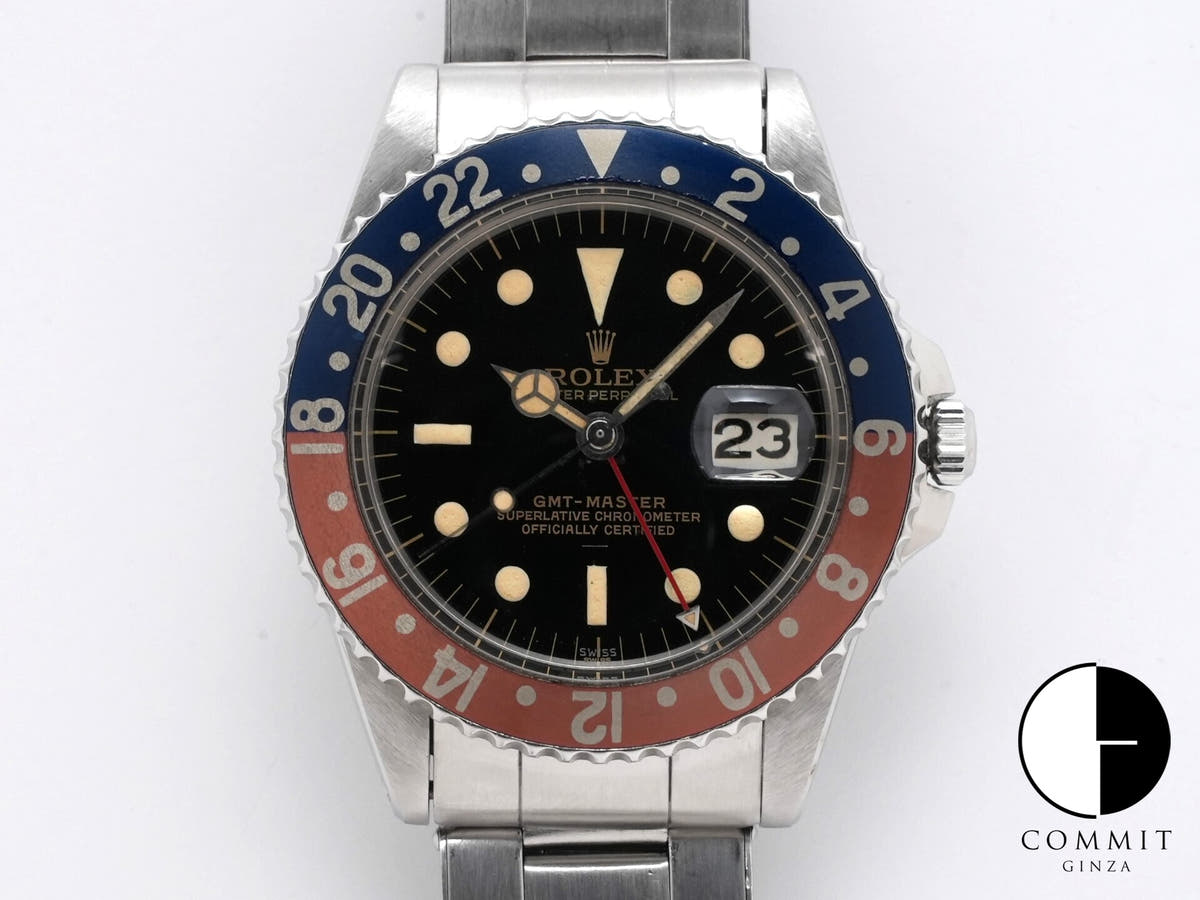 Rolex GMT Master Ref.1675M SS Black Dial Used xr8sc3ra
