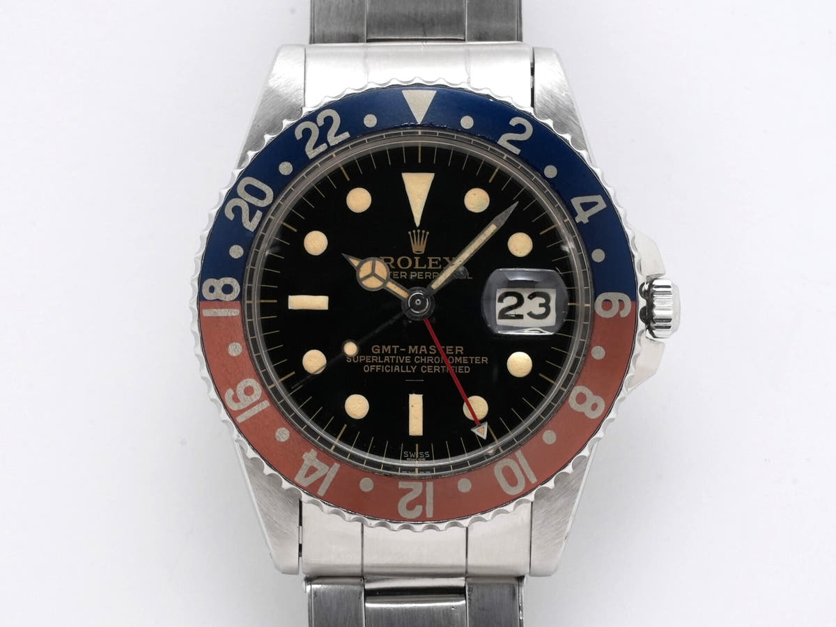 Rolex GMT Master Ref.1675M SS Black Dial Used xr8sc3ra