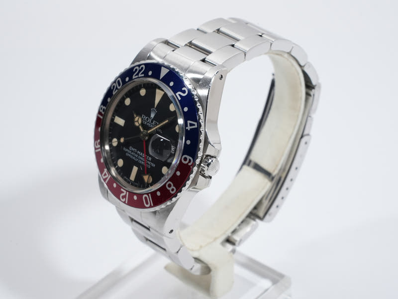 ロレックス GMTマスター Ref.16750 ブラック文字盤 中古 2c9fdajt