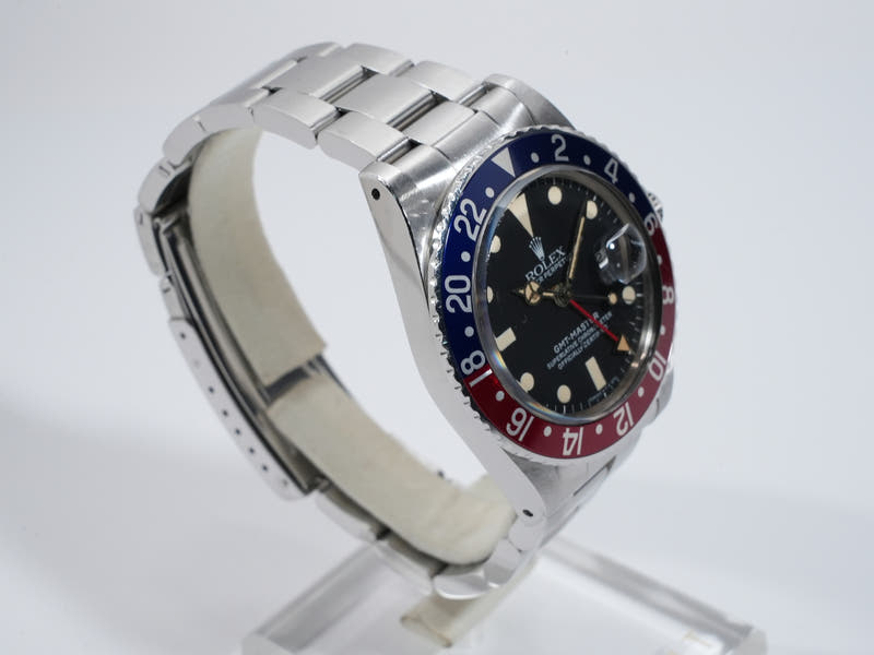 ロレックス GMTマスター Ref.16750 ブラック文字盤 中古 2c9fdajt