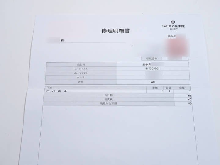 パテックフィリップ コンプリケーション クロノグラフ Ref.5172G-001 ホワイトゴールド ブルー文字盤