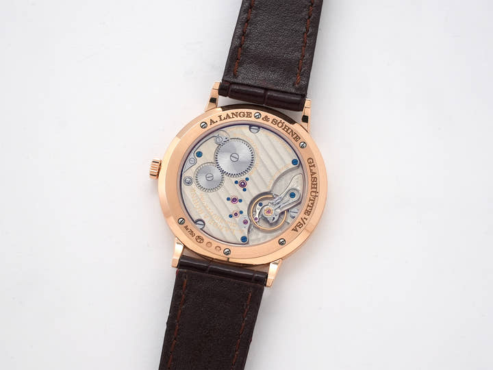 A.ランゲ＆ゾーネ サクソニア フラッハ Ref.201.033 シルバー文字盤 中古 6bir4jpm