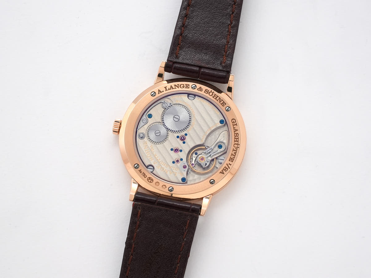 A.ランゲ＆ゾーネ サクソニア フラッハ Ref.201.033 シルバー文字盤 中古 6bir4jpm