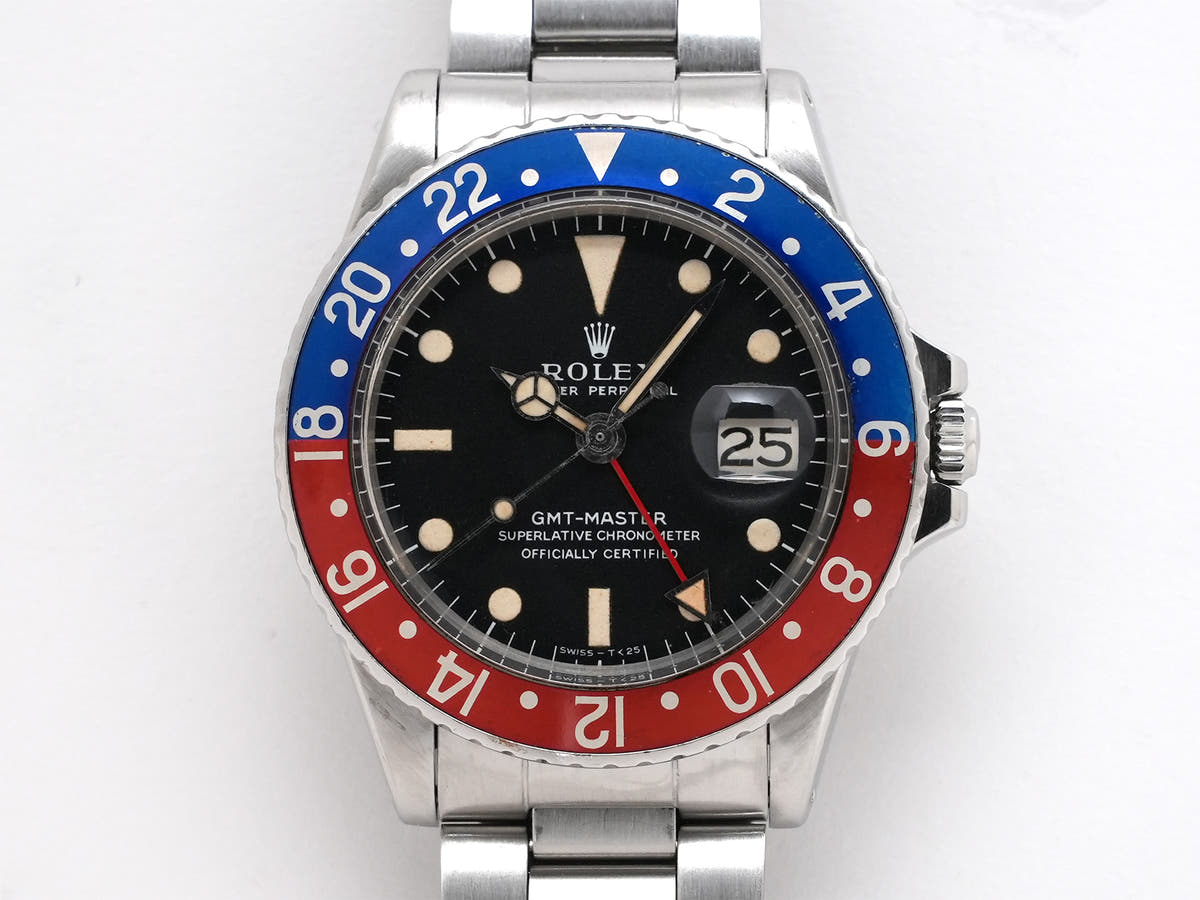 ロレックス GMTマスター Ref.1675 SS ブラック文字盤 中古 dssn5qss