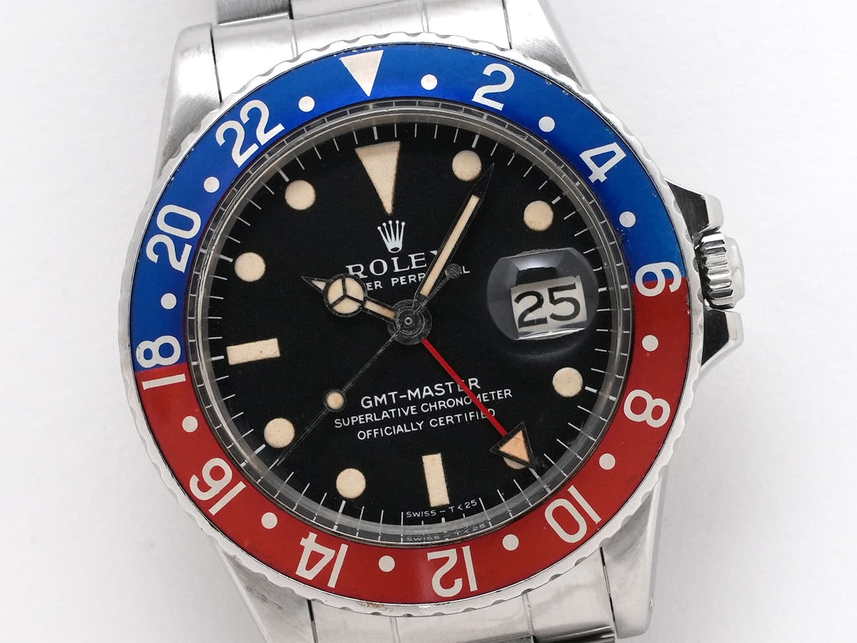 ロレックス GMTマスター Ref.1675 SS ブラック文字盤 中古 dssn5qss