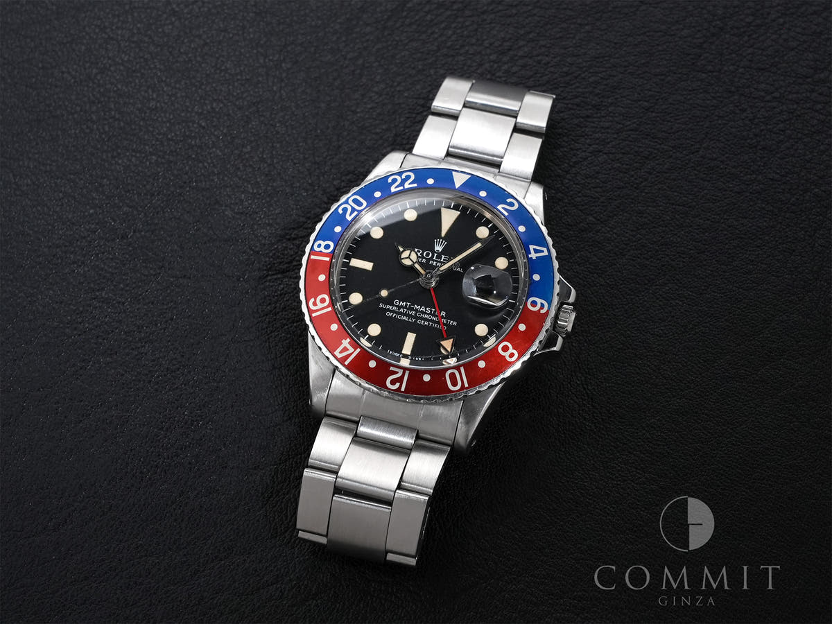 ロレックス GMTマスター Ref.1675 SS ブラック文字盤 中古 dssn5qss