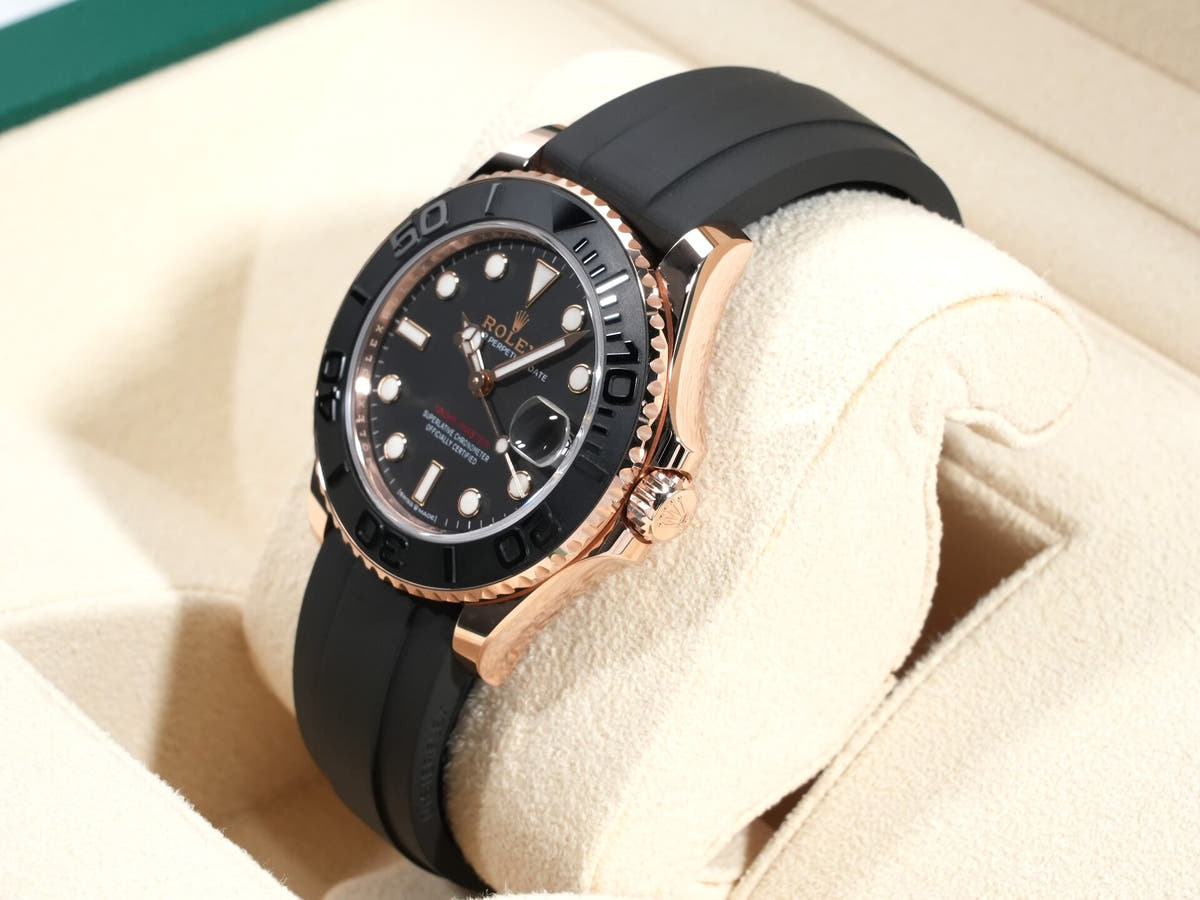 ロレックス ヨットマスター37 Ref.268655 ブラック文字盤 中古 tkdt9hta
