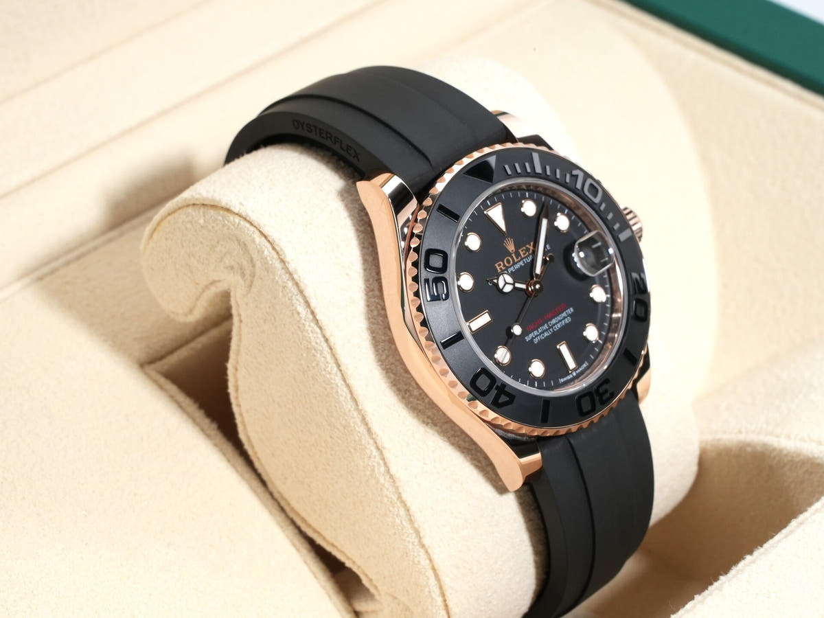 ロレックス ヨットマスター37 Ref.268655 ブラック文字盤 中古 tkdt9hta
